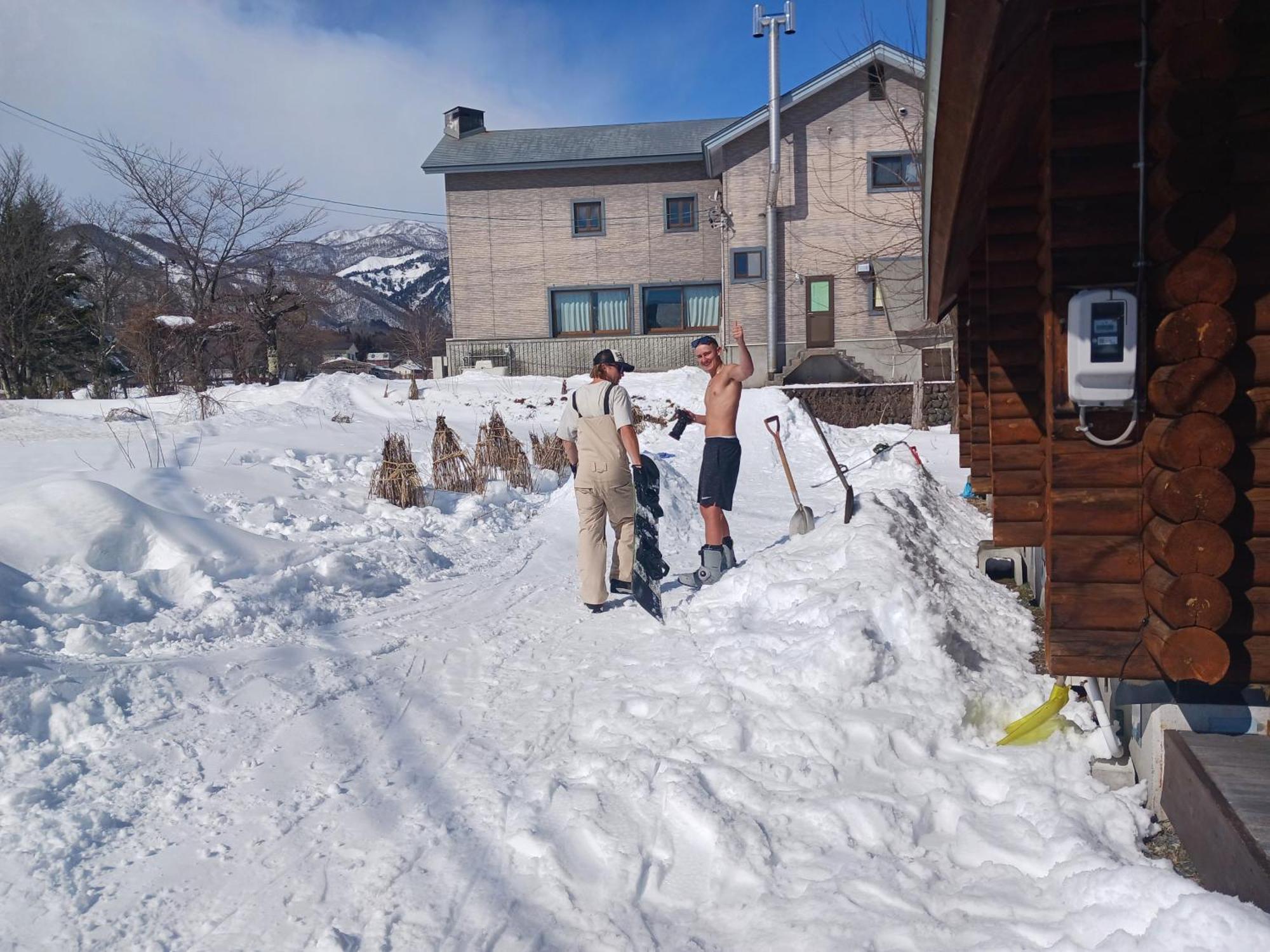 Log Cottage Villa Happo Hakuba Luaran gambar